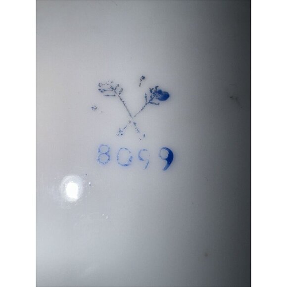 Eisenberg Polzellanfabrik Kalk G M.b.H. Porcelain Handled Candy Bowl 8099 Antiqu - Picture 2 of 16